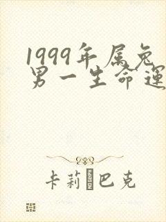 1999年属兔男一生命运如何