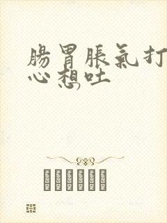 肠胃胀气打嗝恶心想吐