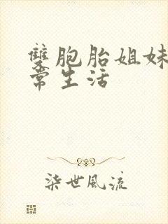 双胞胎姐妹的日常生活