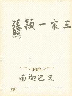 张颖一家三口合照