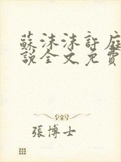 苏沫沫许庭川小说全文免费阅读