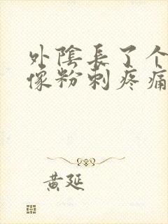 外阴长了个大痘像粉刺疼痛封面