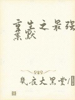 重生之最强弃少叶默