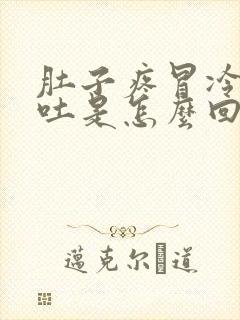 肚子疼冒冷汗想吐是怎么回事