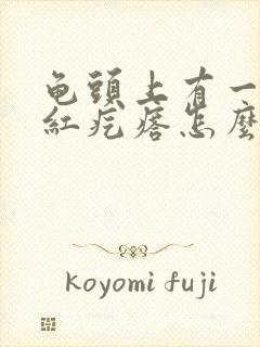 龟头上有一个小红疙瘩怎么回事封面