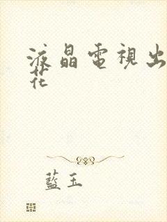 液晶电视出现雪花封面