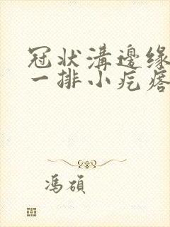 冠状沟边缘肉色一排小疙瘩