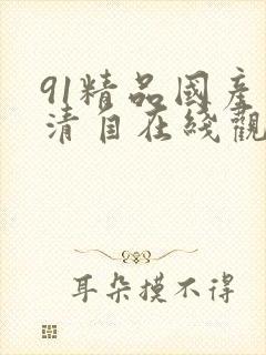 91精品国产高清自在线观看