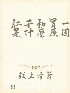 肚子和胃一起痛是什么原因