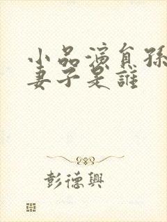 小品演员孙涛的妻子是谁