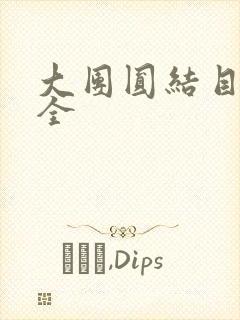 大团圆结目录大全