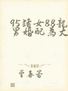 95猪女88龙男婚配为大忌
