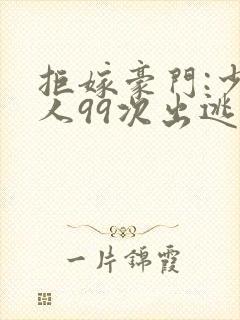 拒嫁豪门:少夫人99次出逃景佳人