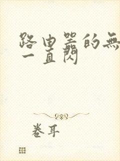 路由器的无线灯一直闪