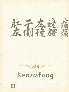 肚子左边痛引起左侧后腰痛