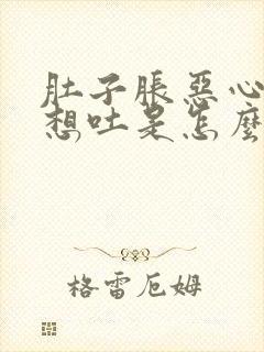 肚子胀恶心反胃想吐是怎么回事