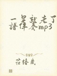 一晃就老了动态谱伴奏mp3