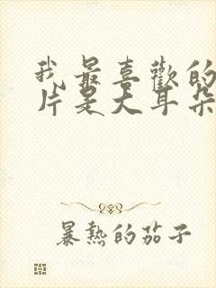 我最喜欢的动画片是大耳朵图图