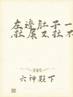 左边肚子一直疼,拉屎又拉不出