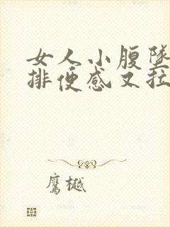 女人小腹坠疼有排便感又拉不出