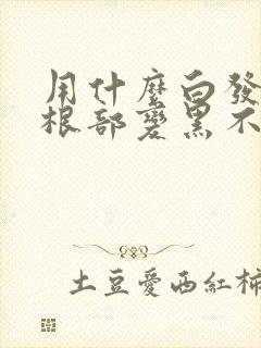 用什么白发能从根部变黑不用染