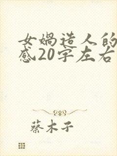 女娲造人的读后感20字左右