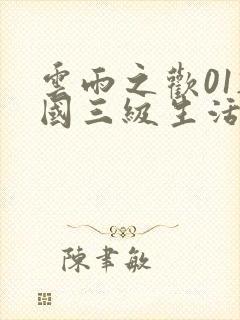 云雨之欢01韩国三级生活片封面