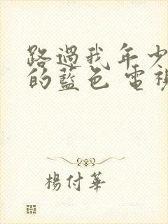 路过我年少时光的蓝色 电视剧