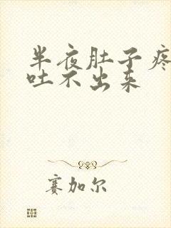 半夜肚子疼想吐吐不出来封面