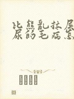 比熊乱拉屎乱拉尿的毛病怎么治