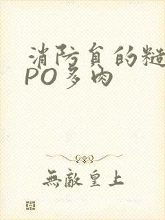 消防员的糙汉文PO多肉封面