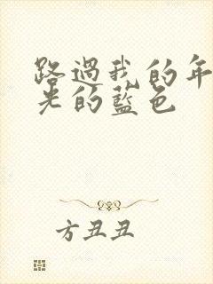 路过我的年少时光的蓝色封面