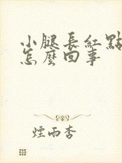 小腿长红点痒是怎么回事封面