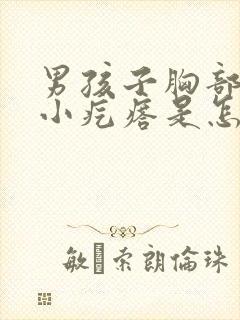 男孩子胸部有个小疙瘩是怎么回事