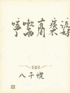 咳嗽有痰流鼻涕了两周不好