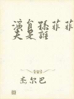 演员孙菲菲的丈夫是谁