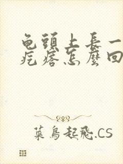 龟头上长一圈小疙瘩怎么回事