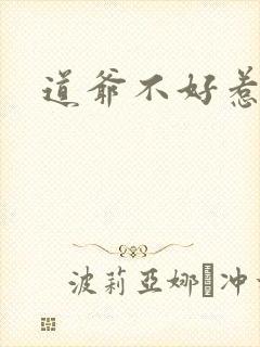 道爷不好惹封面