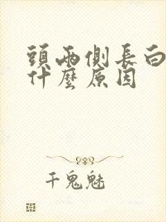 头两侧长白发是什么原因