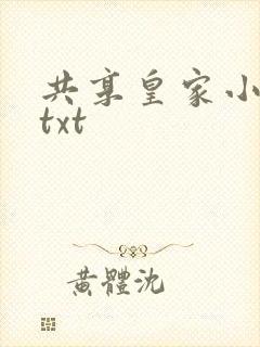 共享皇家小公主txt