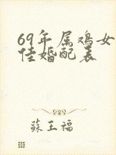 69年属鸡女最佳婚配表