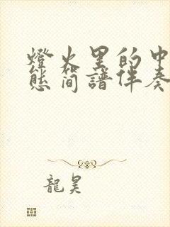 灯火里的中国动态简谱伴奏