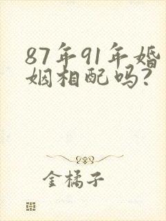 87年91年婚姻相配吗?封面