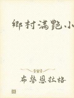 乡村满艳小说封面