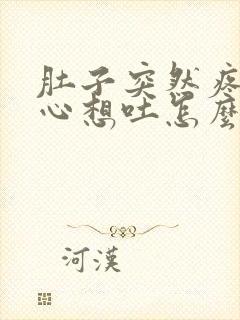 肚子突然疼还恶心想吐怎么回事儿