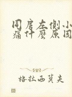 同房左侧小腹疼痛什么原因女性