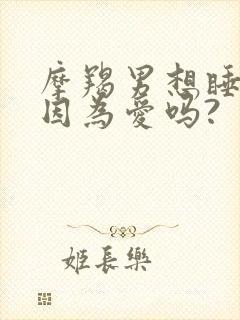 摩羯男想睡你是因为爱吗?