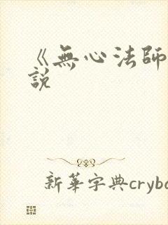 《无心法师》小说封面