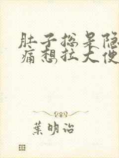 肚子总是隐隐作痛想拉大便