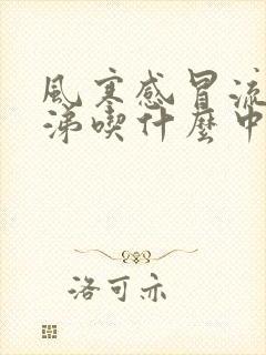 风寒感冒流清鼻涕吃什么中成药